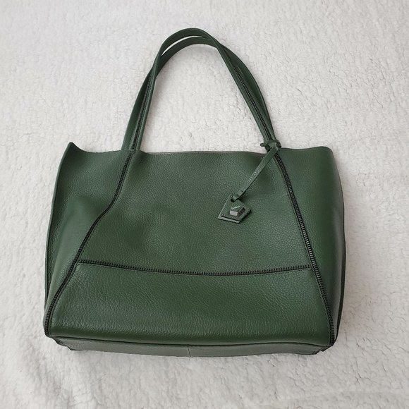 Botkier Handbags - Botkier SOHO Tote Hunter Green Silver Gunmetal